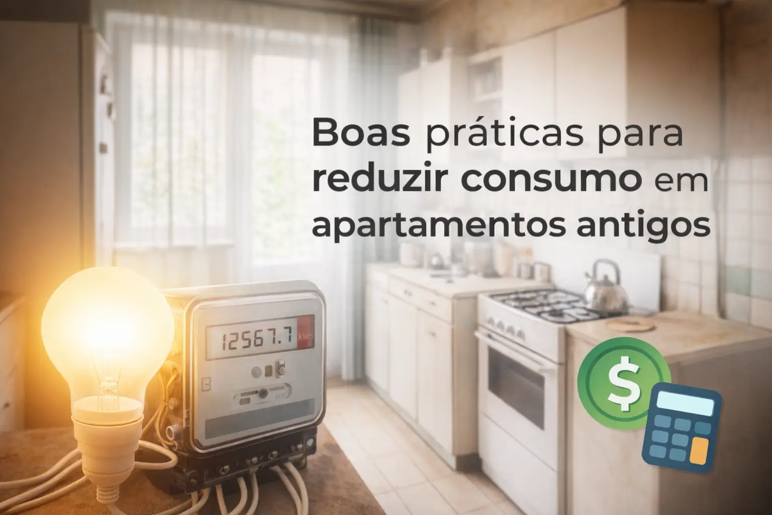Práticas para reduzir consumo energético em apartamentos antigos